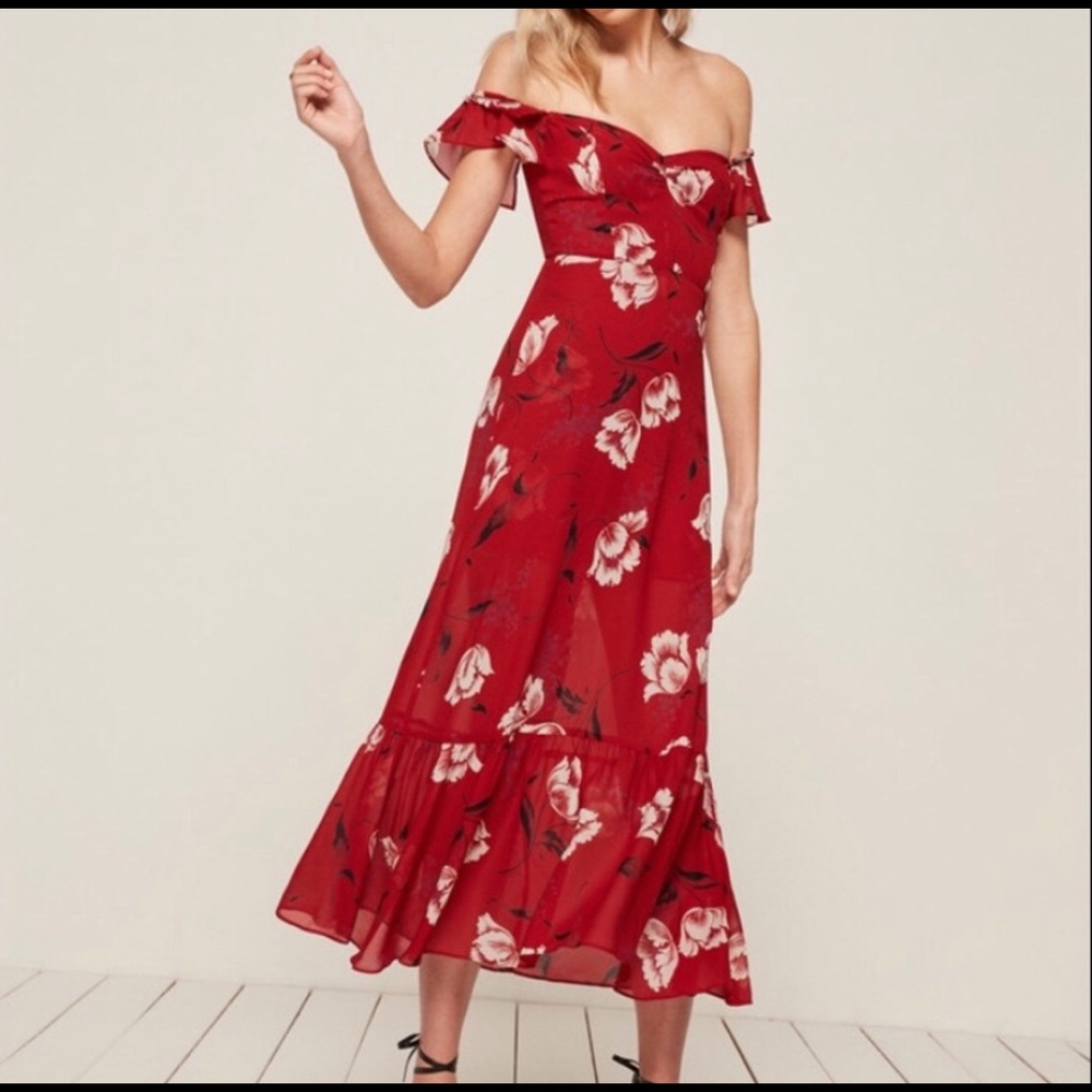 Reformation Tropica Dress in Shoshana - Size 0